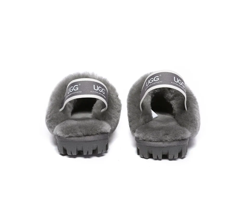 Australian Shepherd® Ugg Slingback Slippers Unisex Waffle Plus