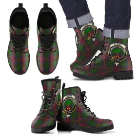 Cairns Tartan Clan Badge Leather Boots