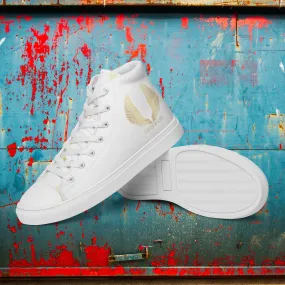 Clothed In Glory Man High Top Canvas Shoes