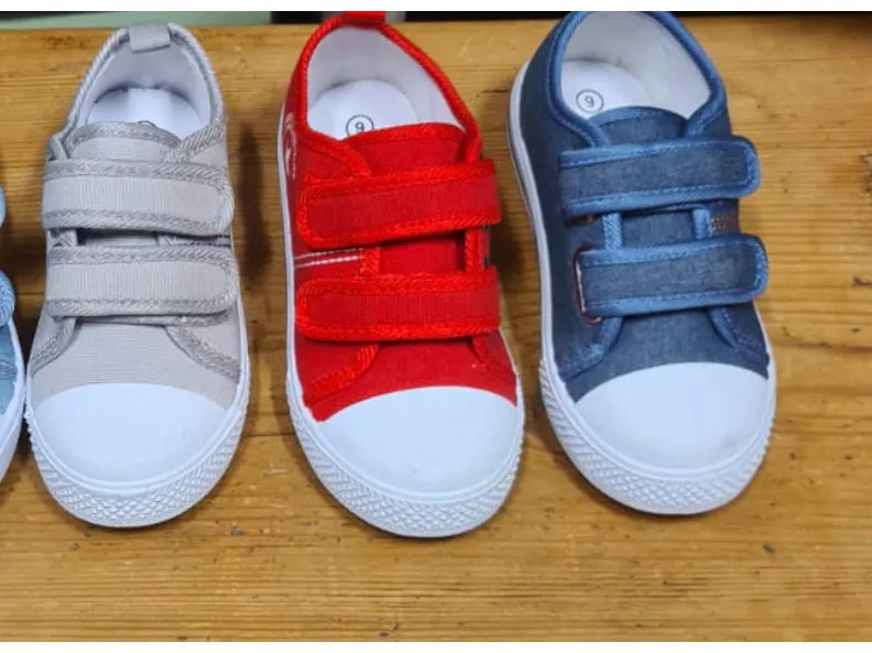 Cotton Canvas Children Bumpers \ Shoes
