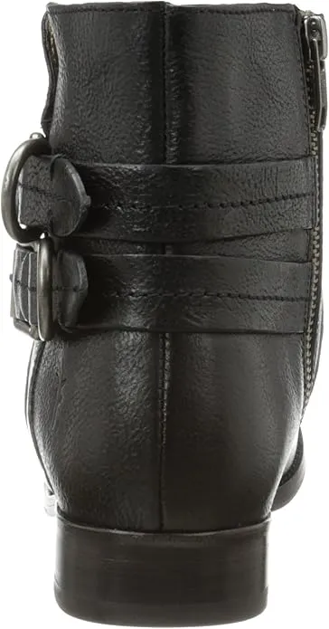 FRYE MOLLY D RING SHORT LEATHER BOOTS