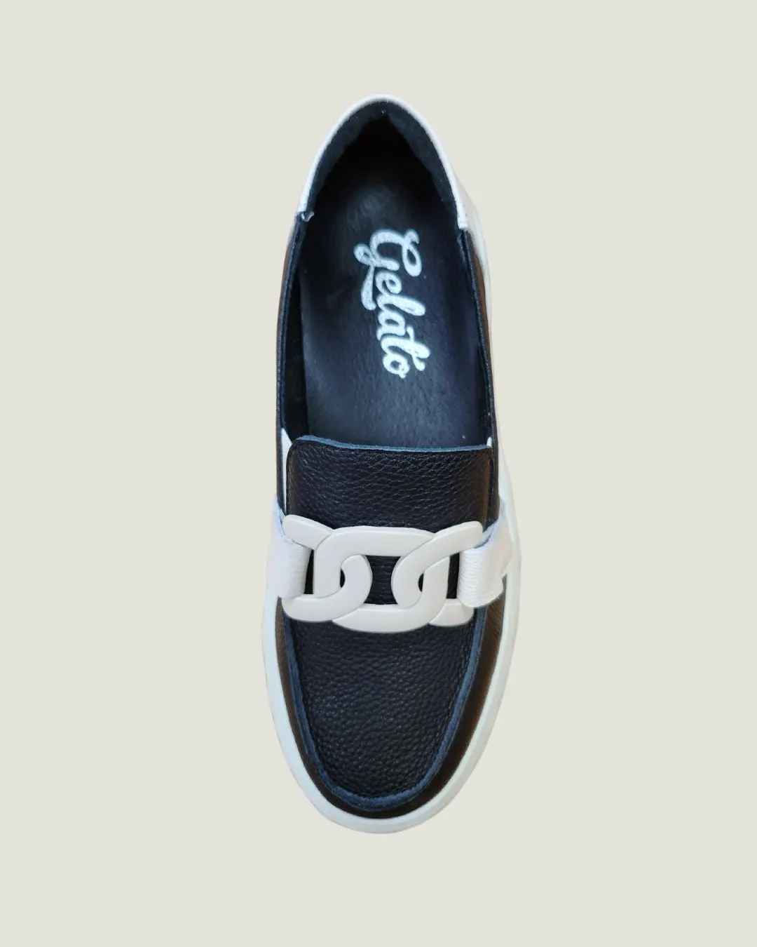 Gelato Jemma Leather shoes - Black/Bone