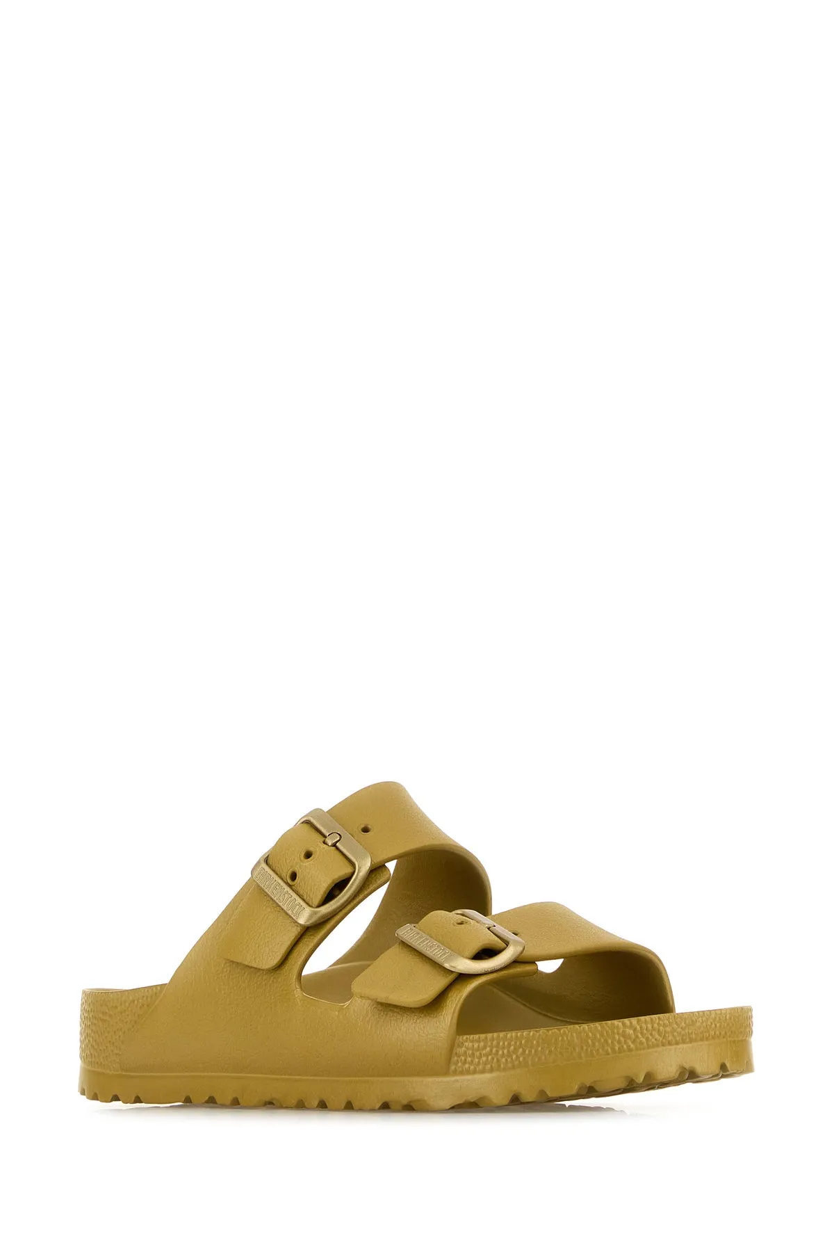 Gold rubber Arizona slippers