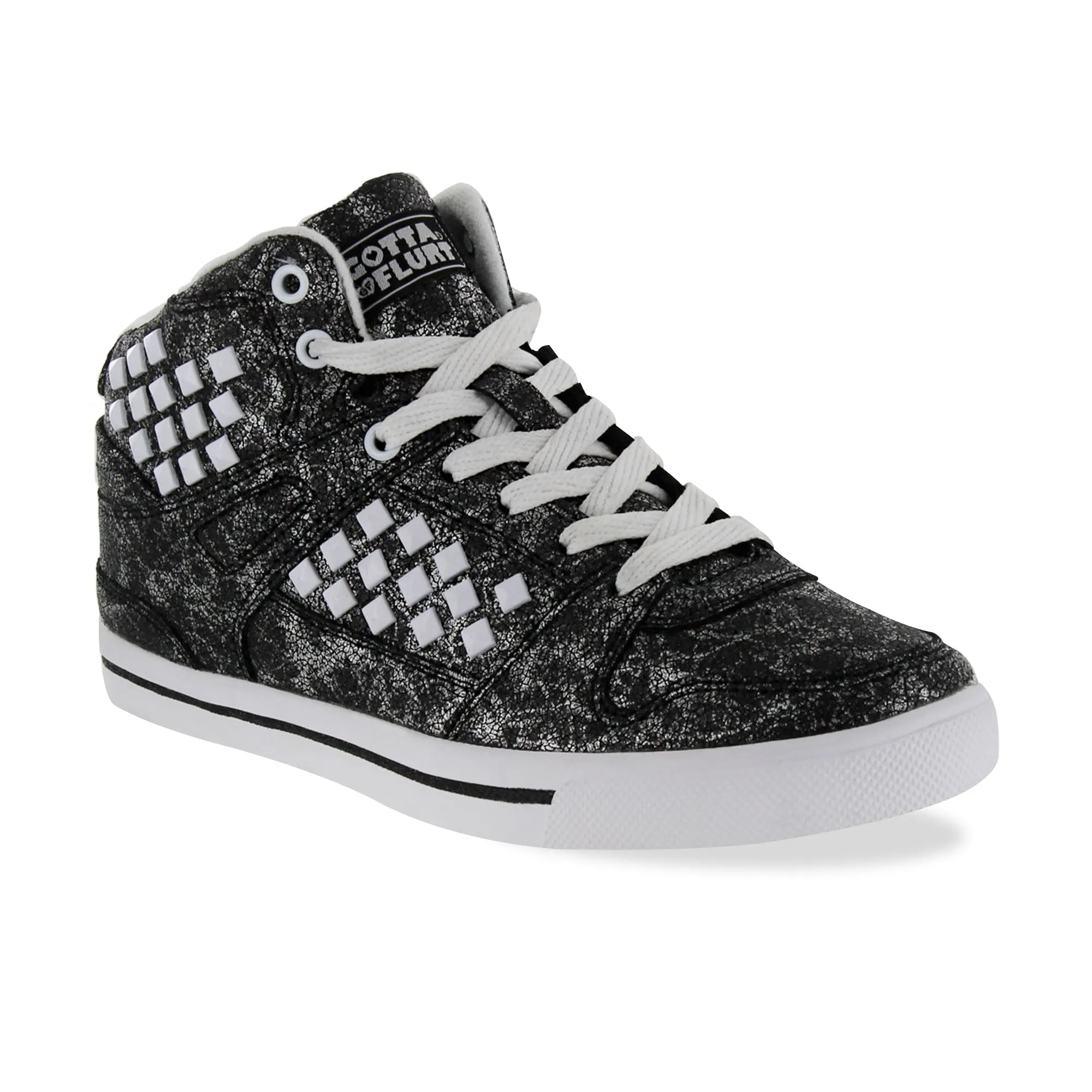 Gotta Flurt Women's Hip Hop HD Black/White Fashion Sneaker