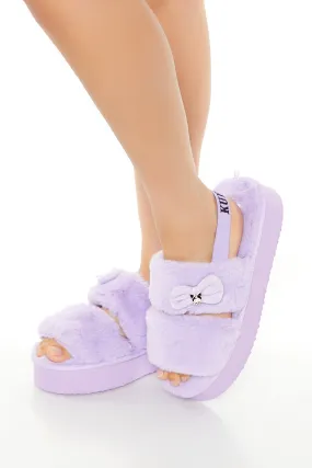 Kuromi Faux Fur House Slipper