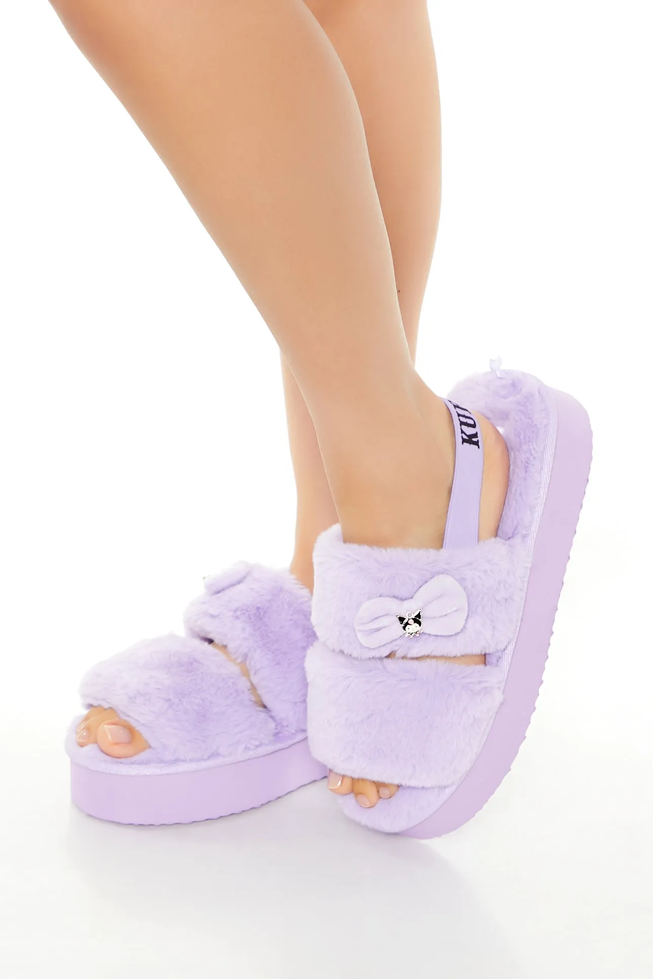 Kuromi Faux Fur House Slipper