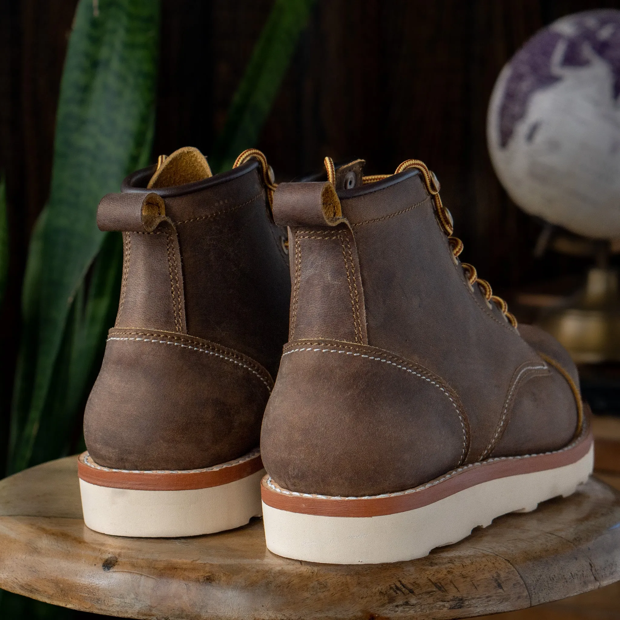 Ranger Scout Toe Cap 6" (Vintage Brown) Goodyear Welted