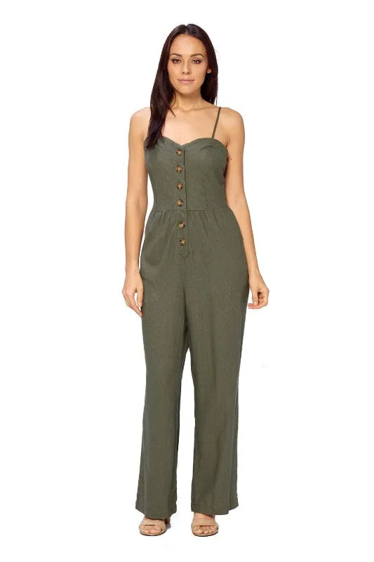 RP174 Linen Romper Pants