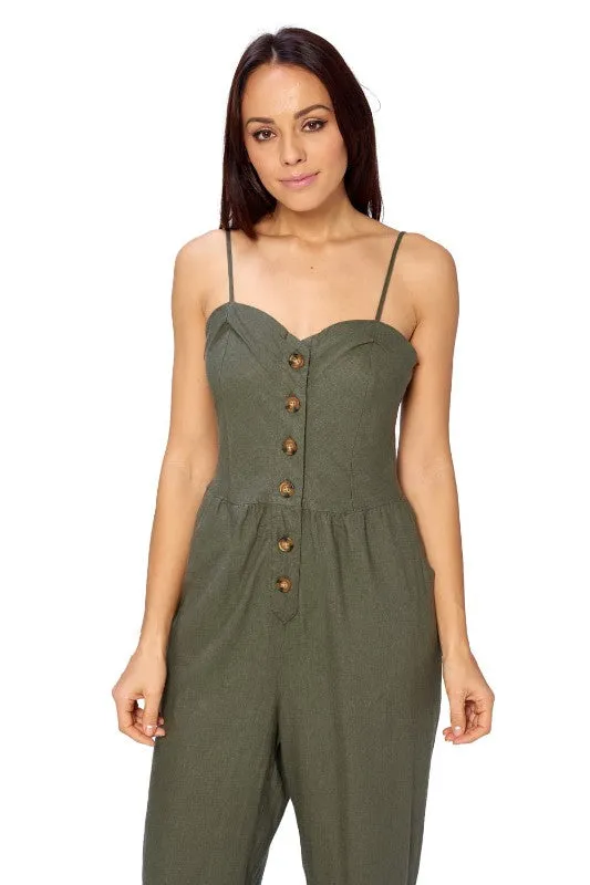 RP174 Linen Romper Pants