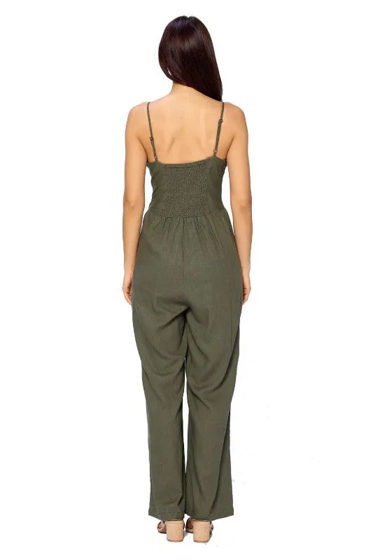 RP174 Linen Romper Pants