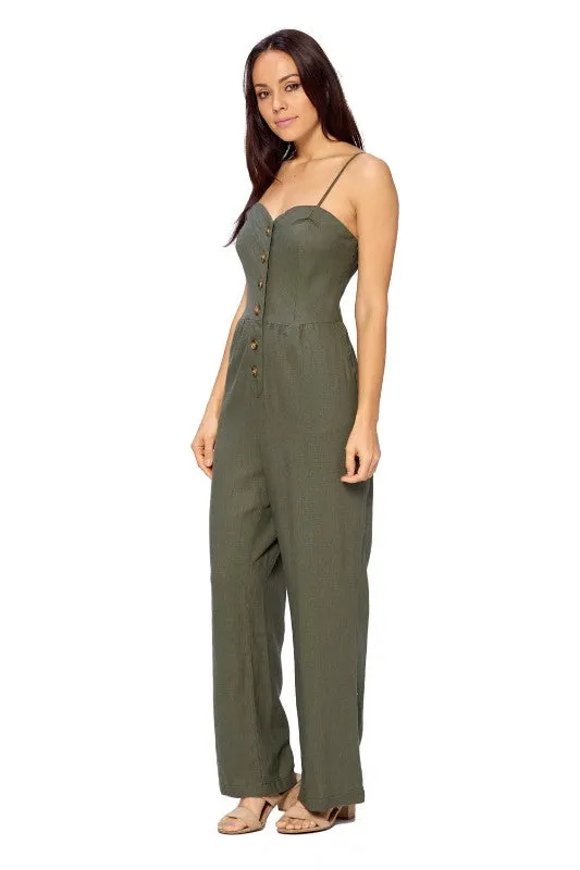 RP174 Linen Romper Pants