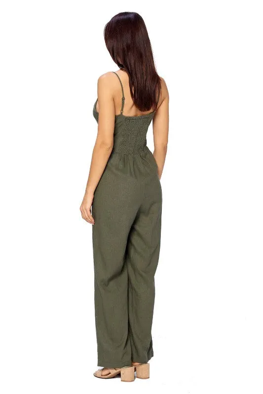 RP174 Linen Romper Pants
