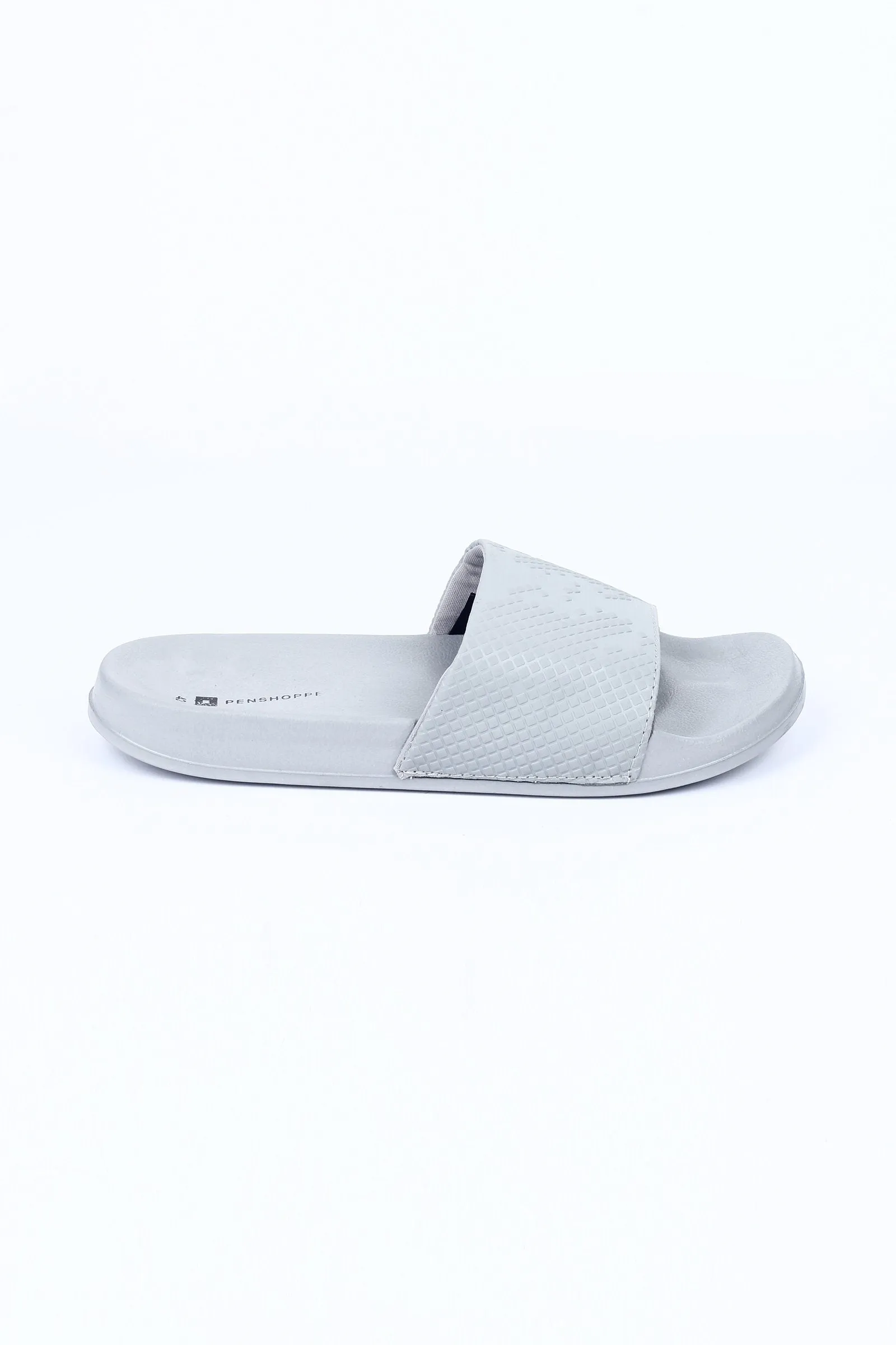 Rubber Sliders With Textured Strap Detail