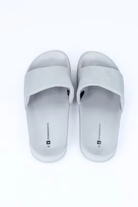 Rubber Sliders With Textured Strap Detail