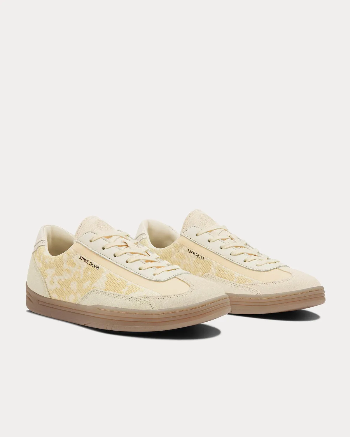 S0101 Ivory Low Top Sneakers