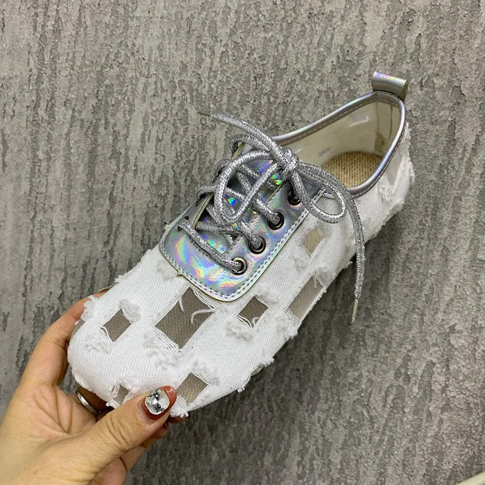 Women Breathable Casual Flats Shoes