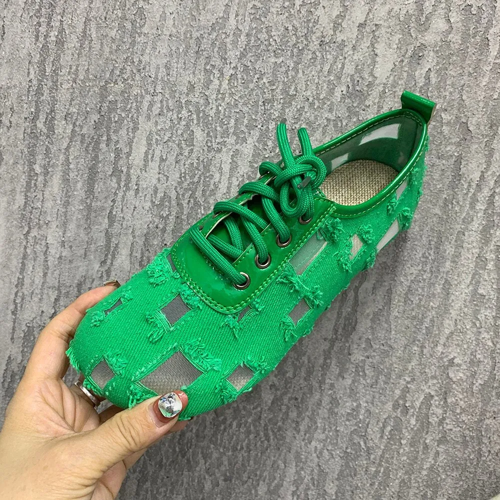 Women Breathable Casual Flats Shoes