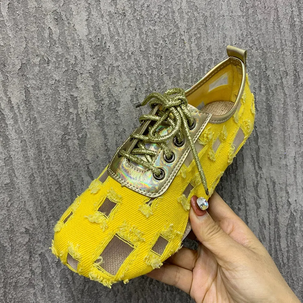 Women Breathable Casual Flats Shoes