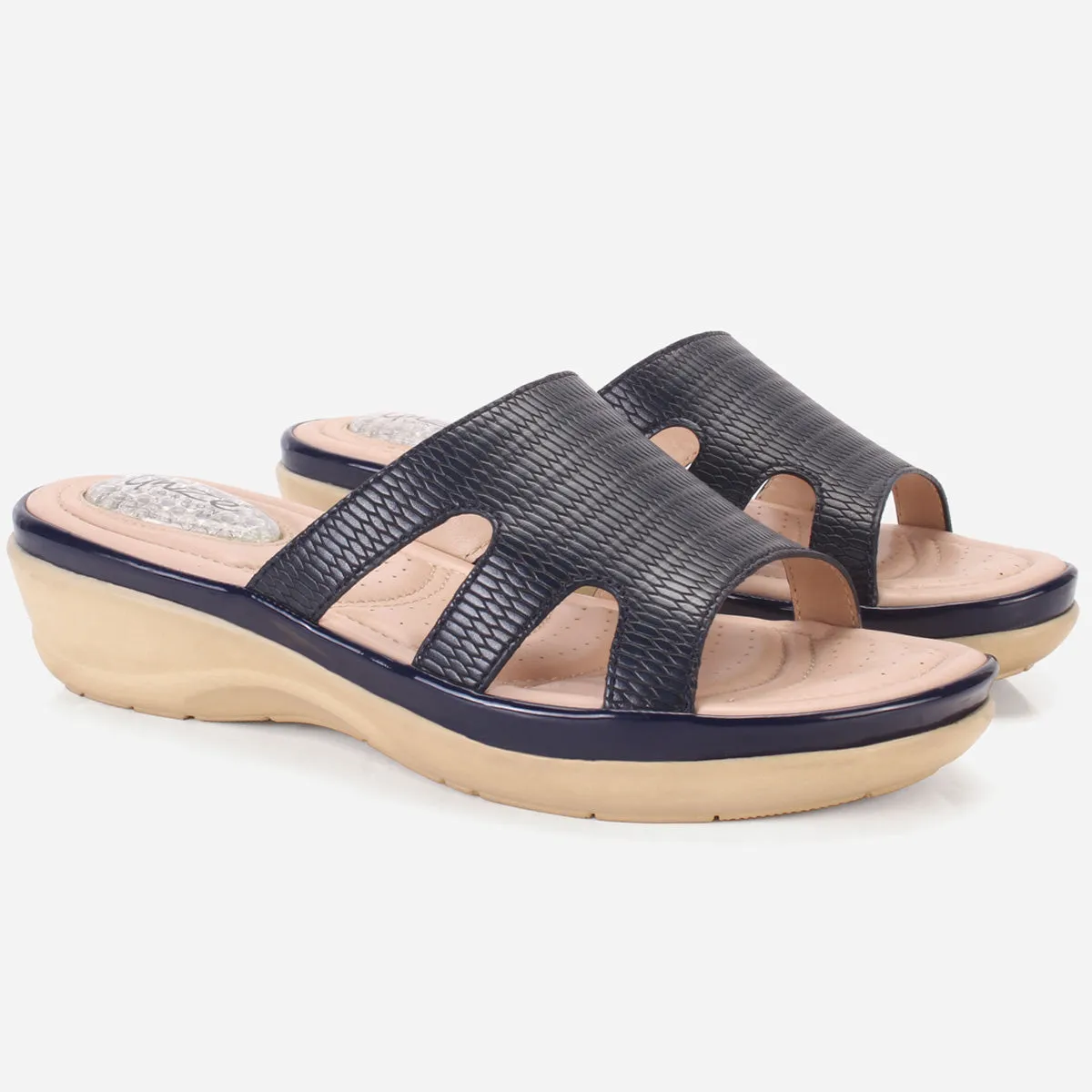 Women's "HUIX" Casual Everyday Wedge Slippers
