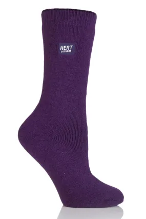 Women's WARMER Solid Color Crew Sock