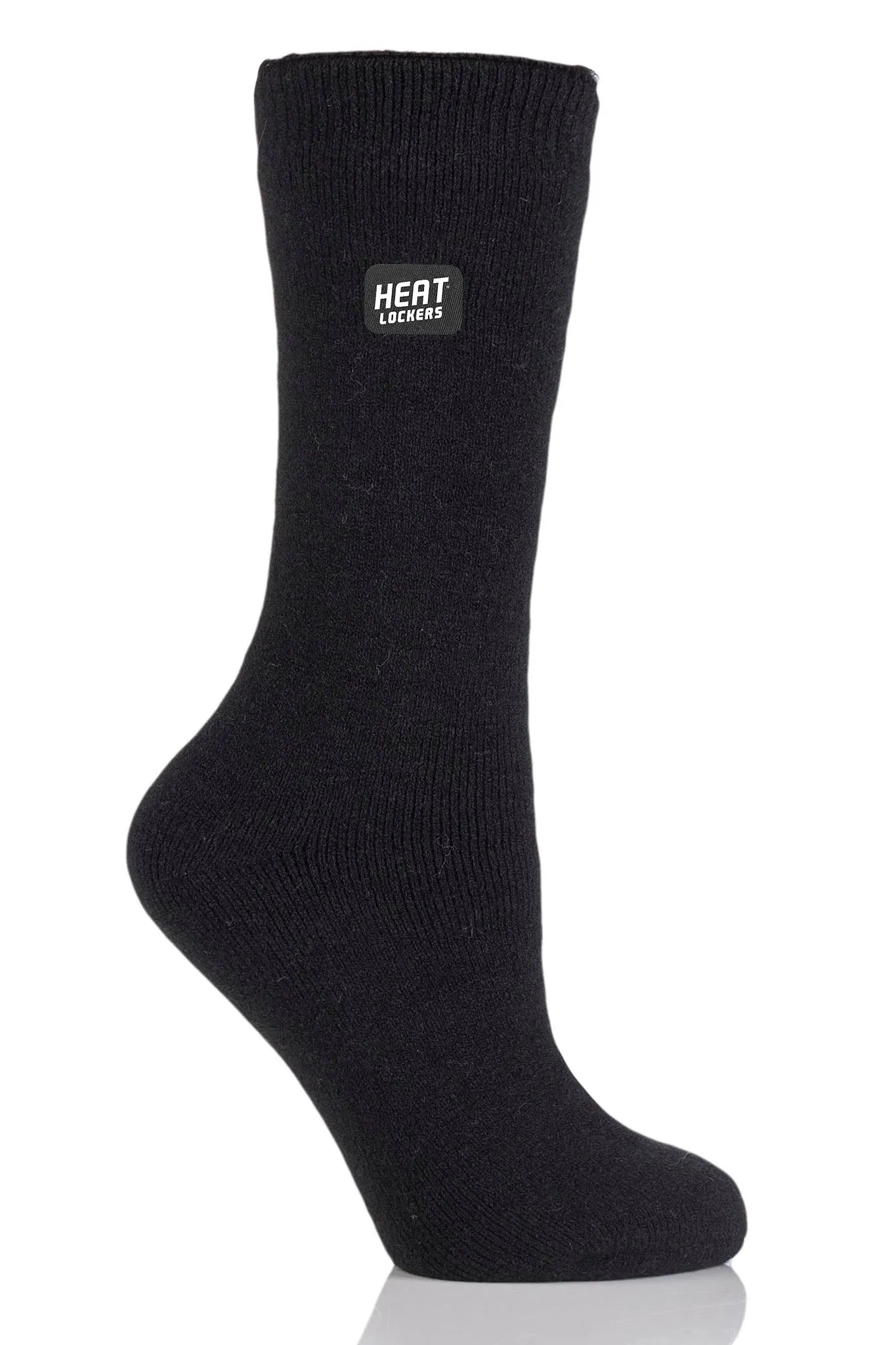 Women's WARMER Solid Color Crew Sock